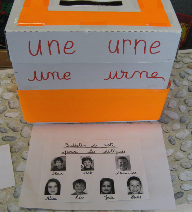 Election des délégués pour la maternelle