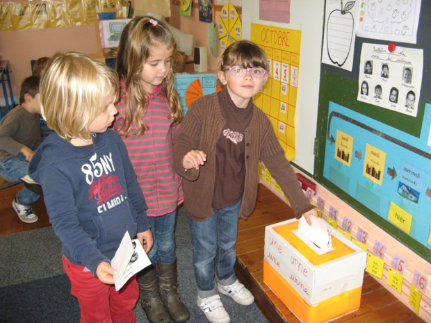 Election des délégués pour la maternelle