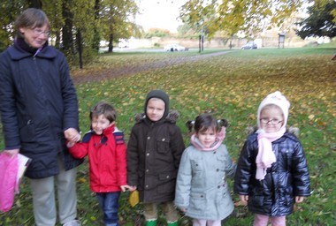 La classe de Petite et Moyenne Section dans les bois